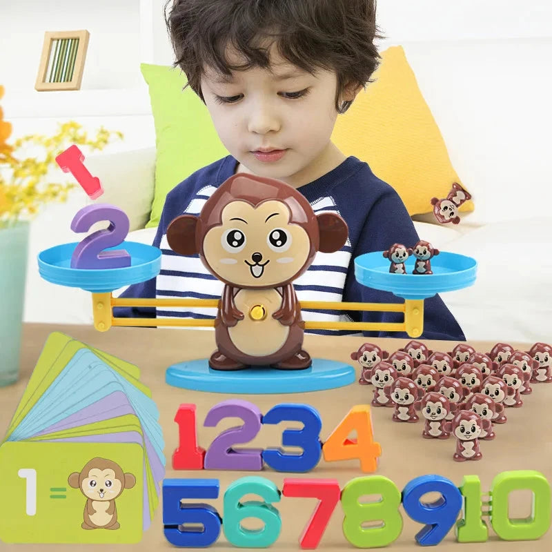 Awesome Monkey Balance Math Game