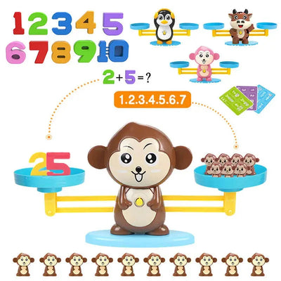 Awesome Monkey Balance Math Game